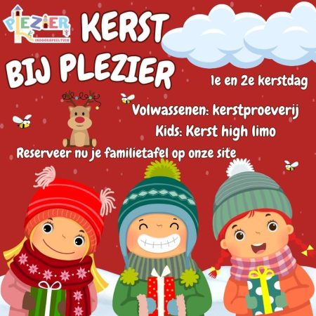 Vier Kerst bij Indoorspeeltuin Plezier